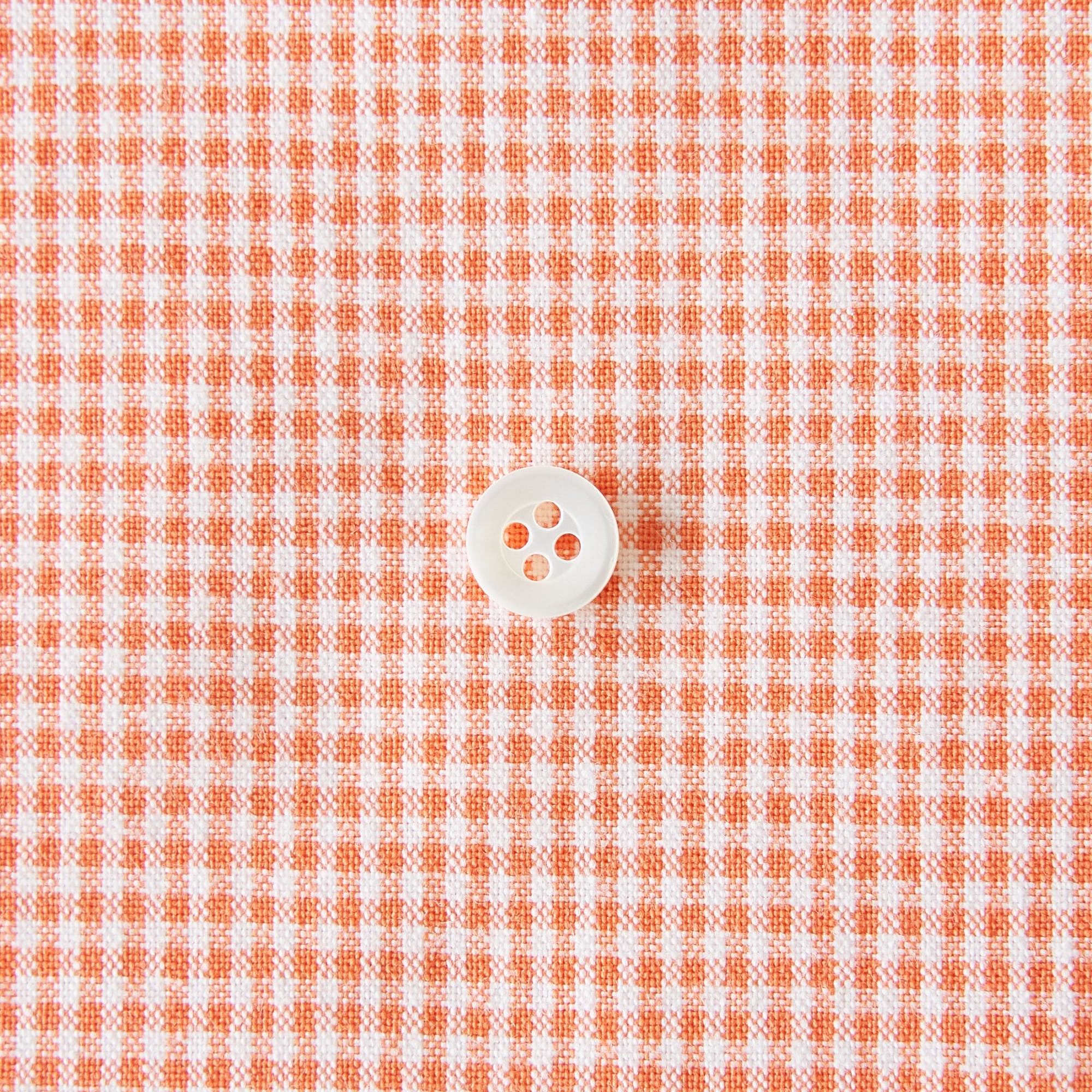 綿ポリ交織ダンガリー1.5mmギンガム#114 オレンジ