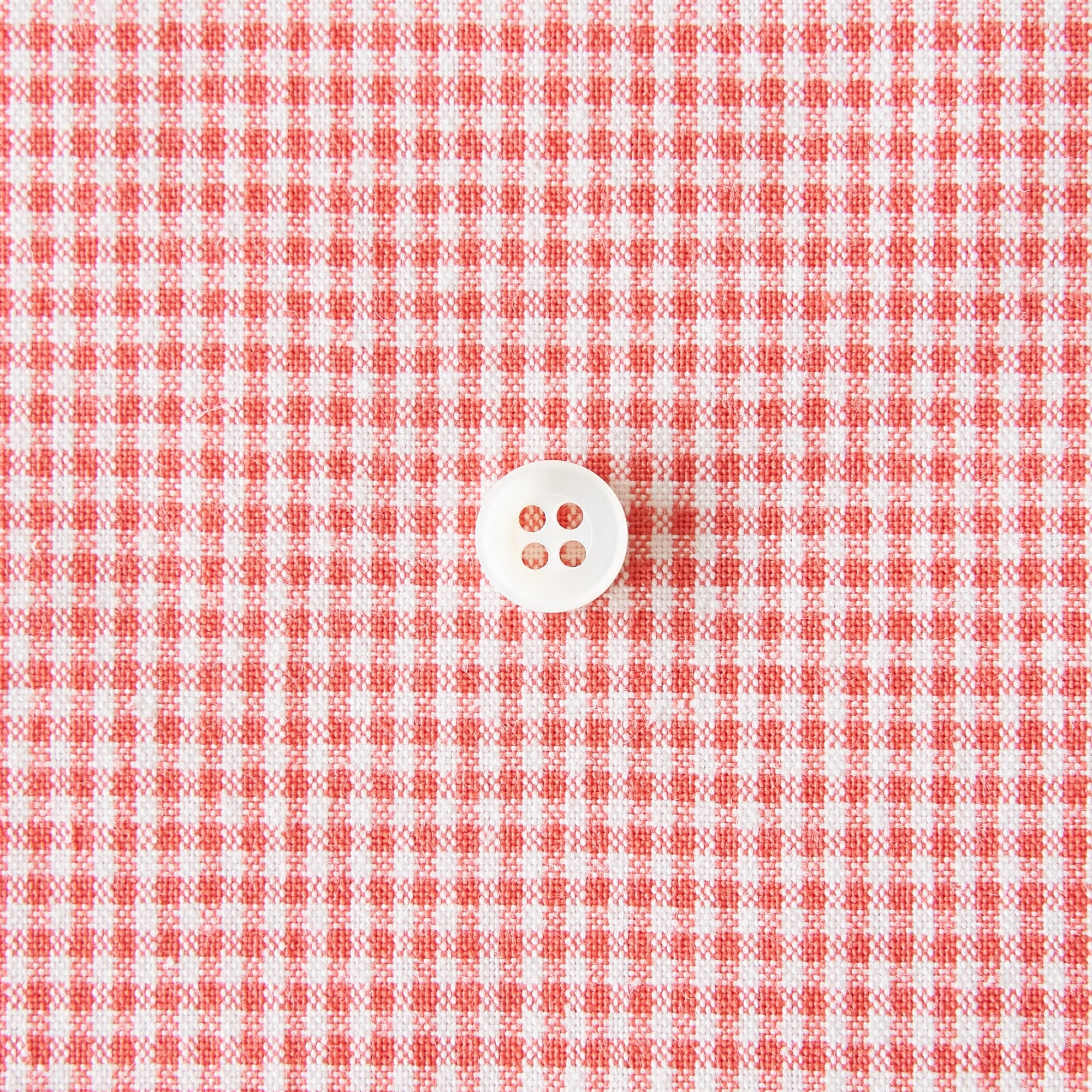 綿ポリ交織ダンガリー1.5mmギンガム#117 トマトレッド