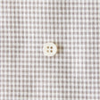 綿ポリダンガリー ギンガムチェック#柄の大きさ_1.5mm#カラー_#213 グレージュ