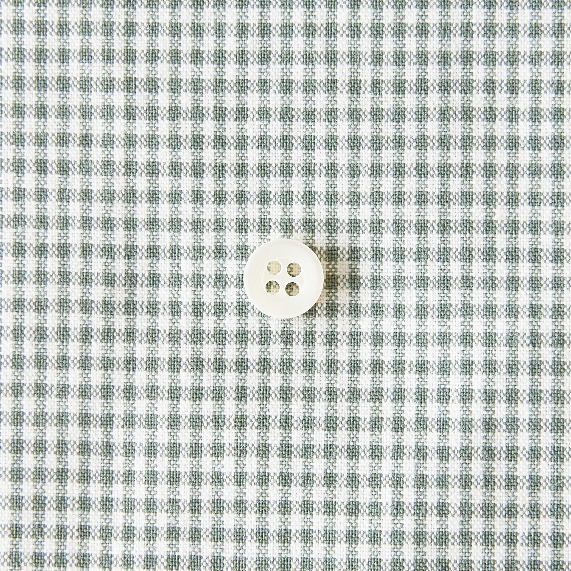 綿ポリ交織ダンガリー1.5mmギンガム#214 カーキ