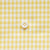 綿ポリ交織ダンガリー3mmギンガム#104 イエロー
