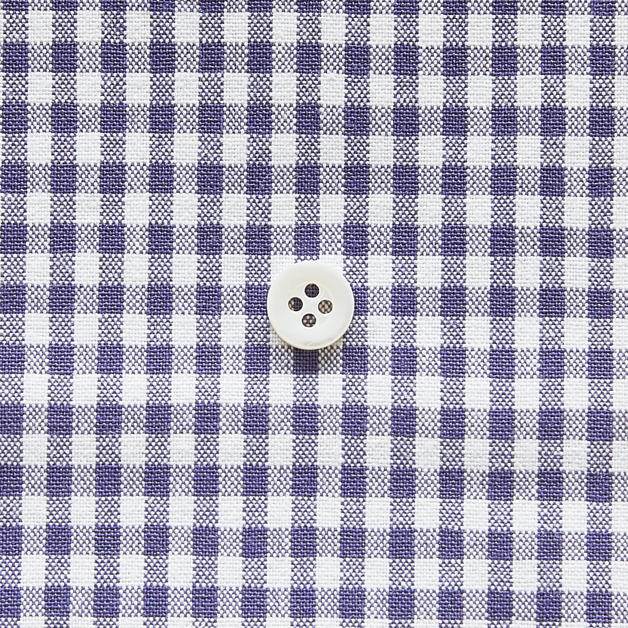 綿ポリ交織ダンガリー3mmギンガム#110 パープル