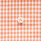 綿ポリ交織ダンガリー3mmギンガム#114 オレンジ