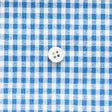 綿ポリダンガリー ギンガムチェック#柄の大きさ_3mm#カラー_#118 ブルー