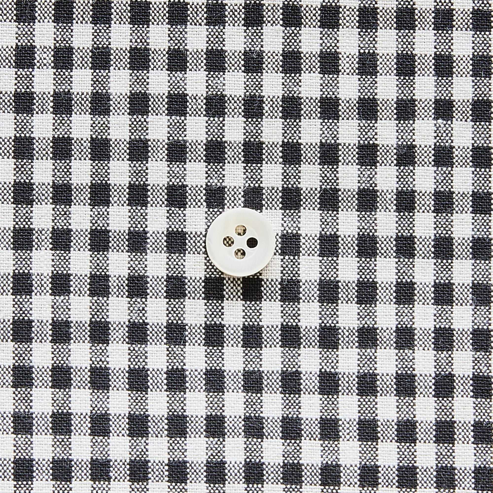 綿ポリ交織ダンガリー3mmギンガム#120 ダークグレー