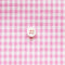 綿ポリ交織ダンガリー3mmギンガム#122 コスモスピンク