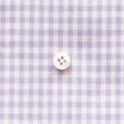 綿ポリダンガリー ギンガムチェック#柄の大きさ_3mm#カラー_#123 ペールラベンダー