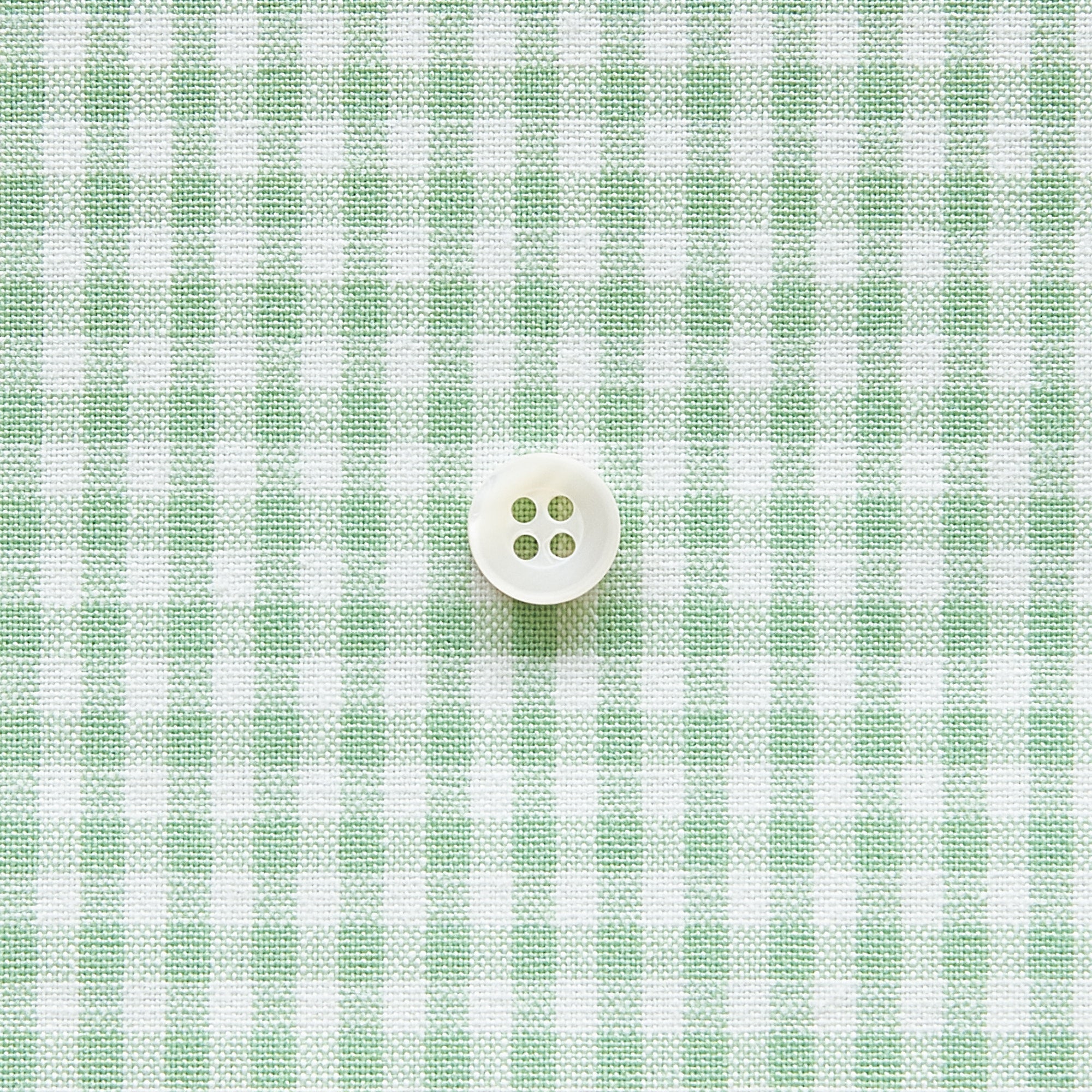 綿ポリ交織ダンガリー3mmギンガム#126 スプリンググリーン
