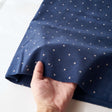 生地布星柄ストレッチコーデュロイ50cm単位繋げてカット110cm幅0.75mm厚【商用可能】