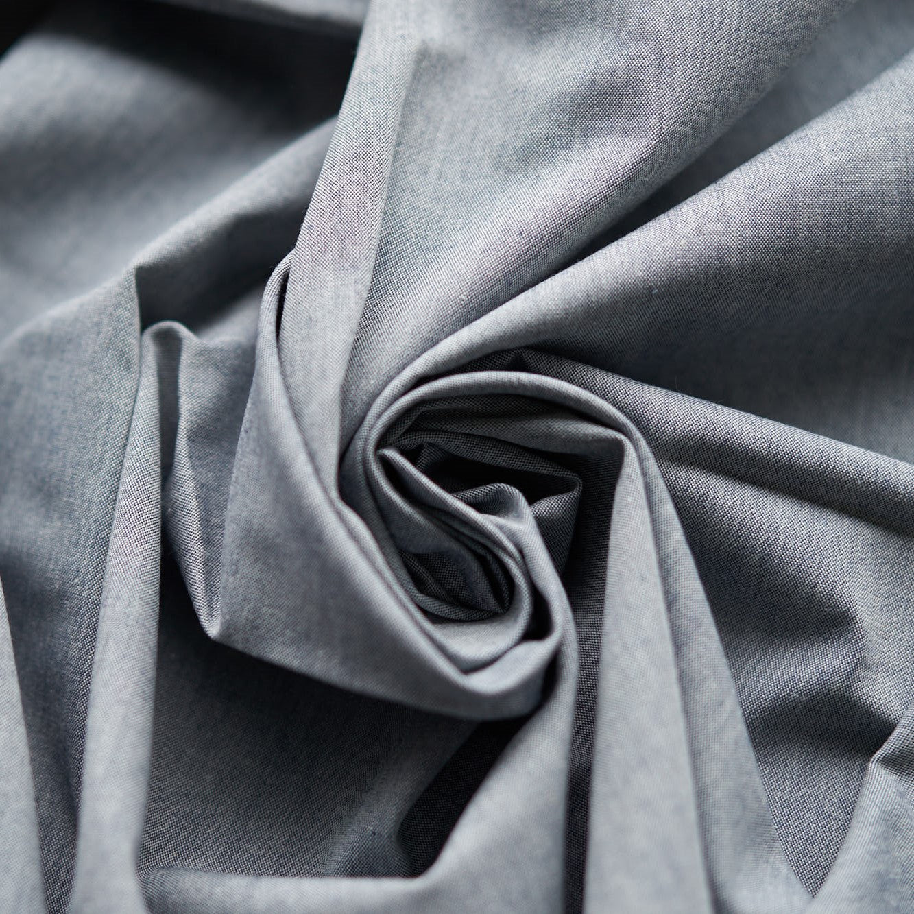 綿ポリ交織ソフトダンガリー#Bネイビー