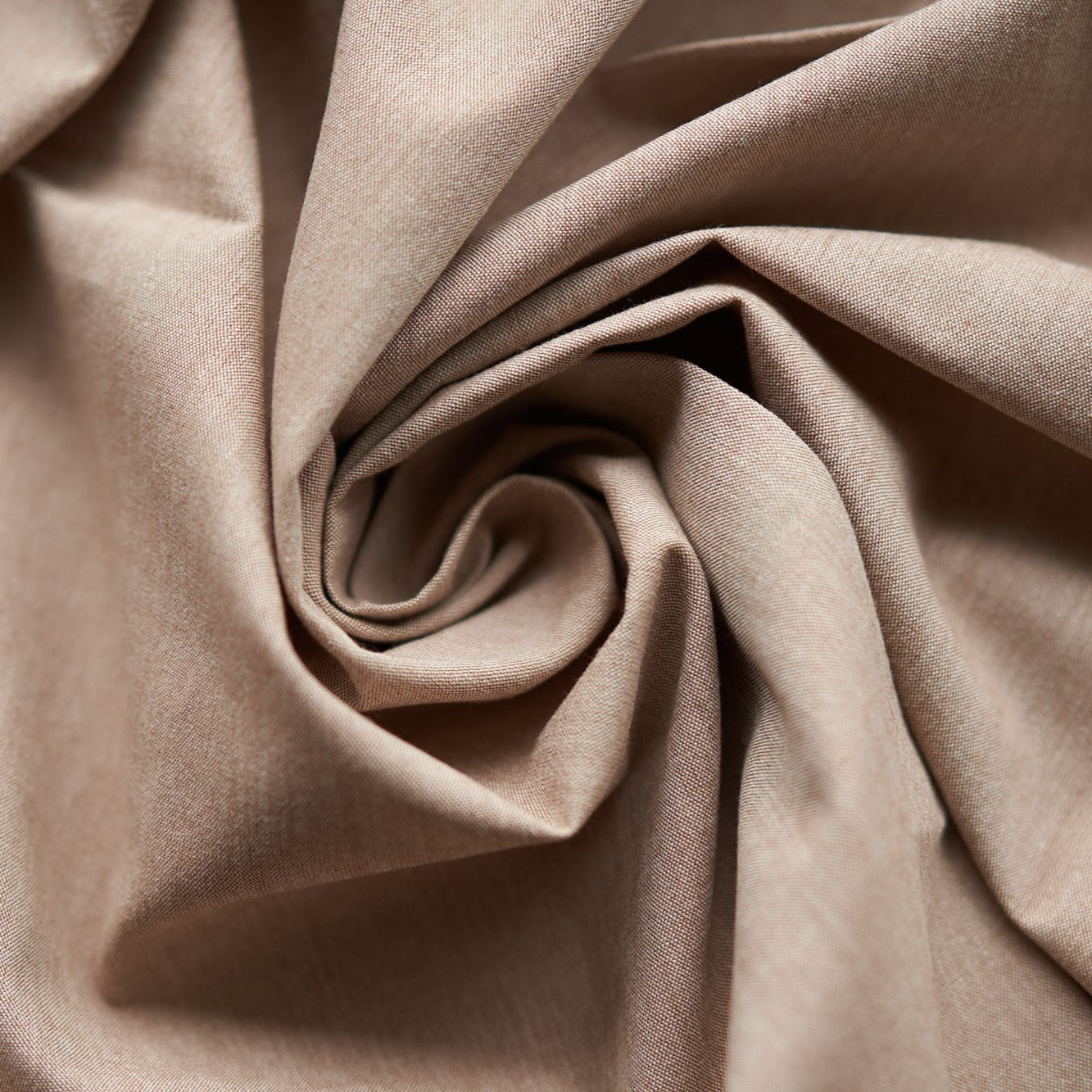 綿ポリ交織ソフトダンガリー#Cカフェオレ