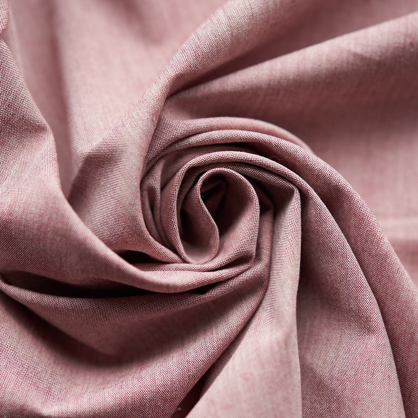 綿ポリ交織ソフトダンガリー#Gローズ