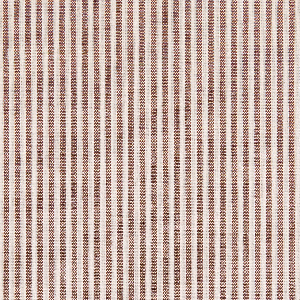 綿ポリ交織ソフトダンガリー1.5mmストライプ#Eブラウン