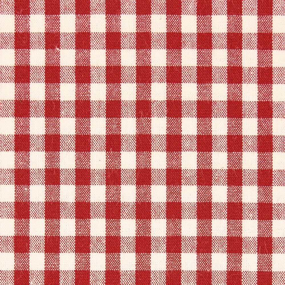 綿ポリ交織ソフトダンガリー5mmギンガムチェック#Gローズ