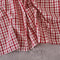 綿ポリ交織ソフトダンガリーNo.22チェック#Aレッド