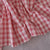 綿ポリ交織ソフトダンガリーNo.28チェック#Aレッド