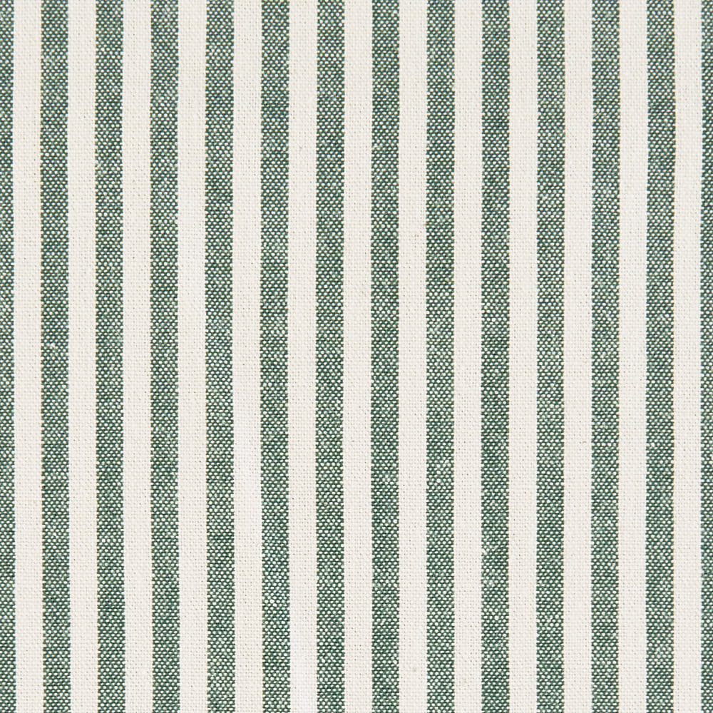 綿ポリ交織ソフトダンガリー3mmストライプ#Dグリーン