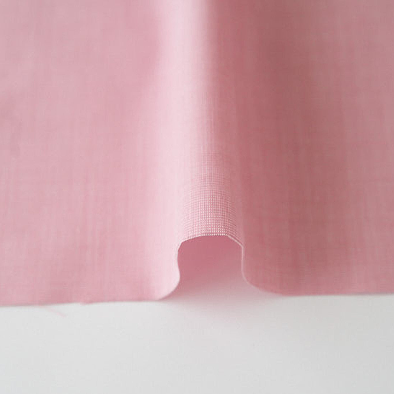 綿ポリ混紡ライトウェザー無地#Aピンク