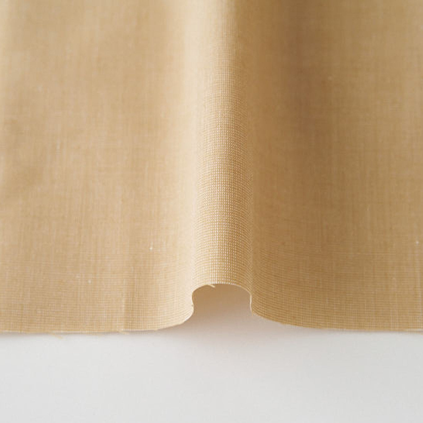 綿ポリ混紡ライトウェザー無地#Cクリーム