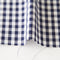 綿ポリ混紡ライトウェザー5mmギンガムチェック#Iネイビー