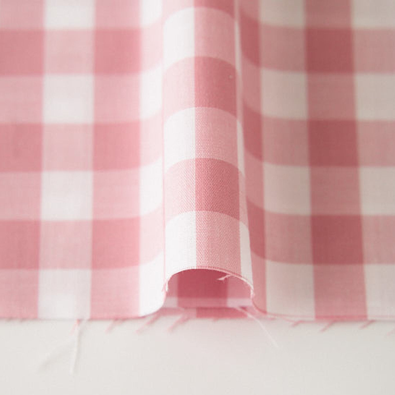 綿ポリ混紡ライトウェザー ギンガムチェック