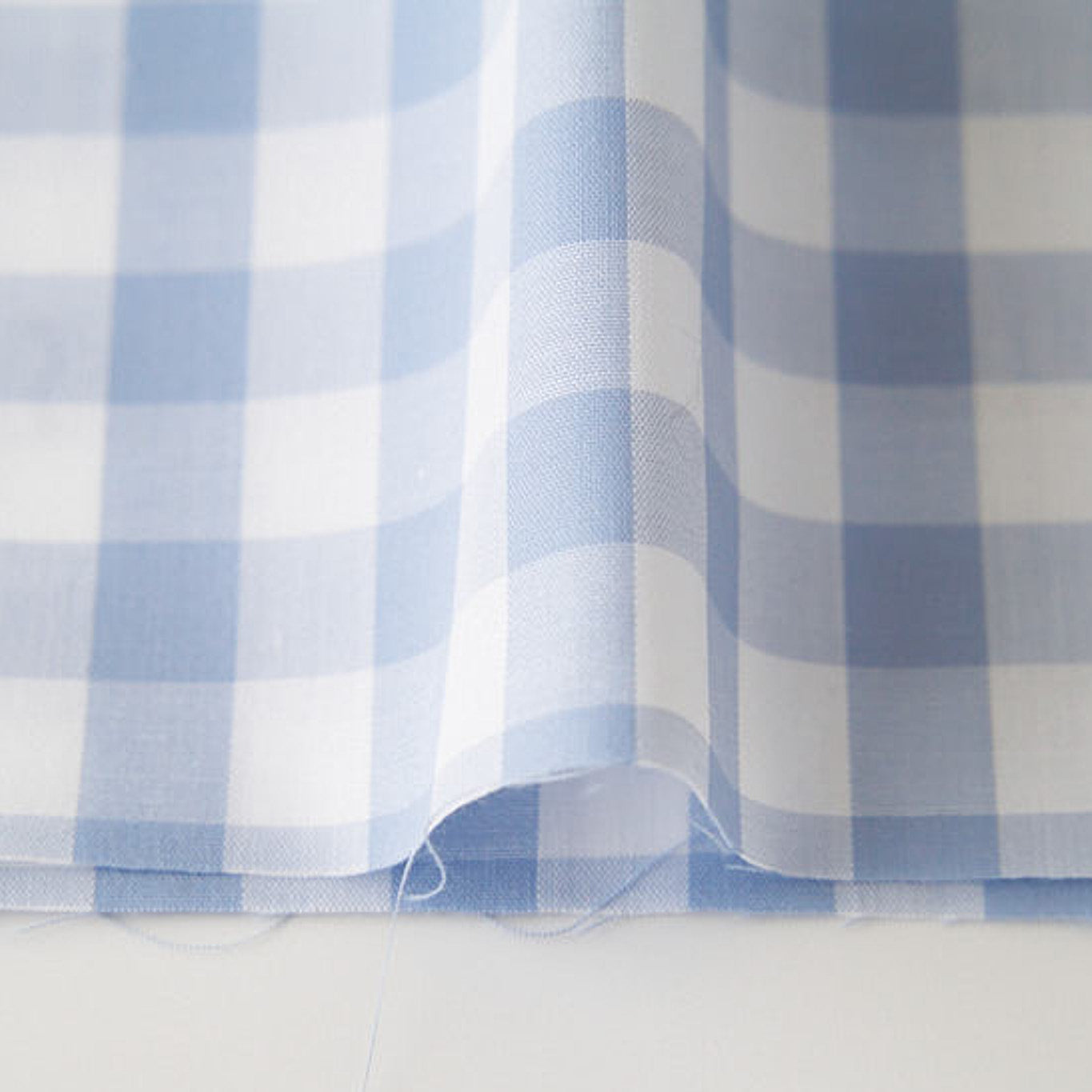 綿ポリ混紡ライトウェザー ギンガムチェック