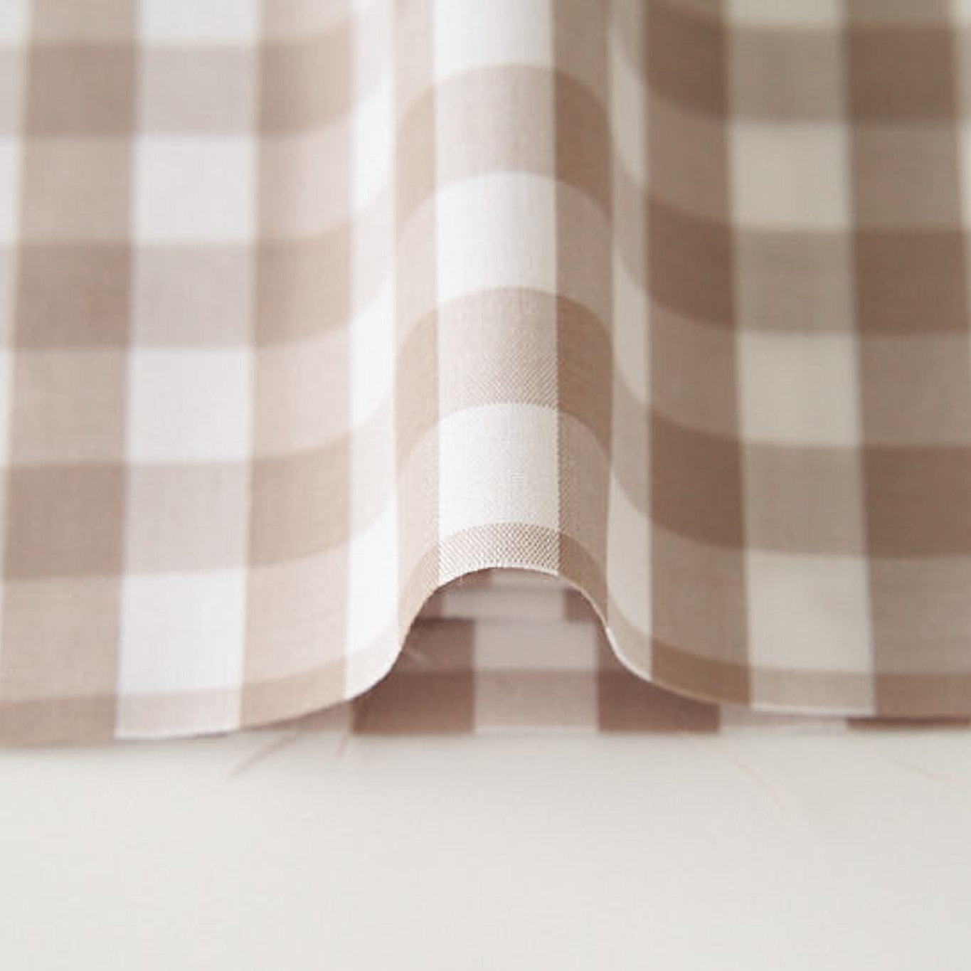 綿ポリ混紡ライトウェザー ギンガムチェック