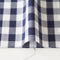 綿ポリ混紡ライトウェザー12mmギンガムチェック#Iネイビー
