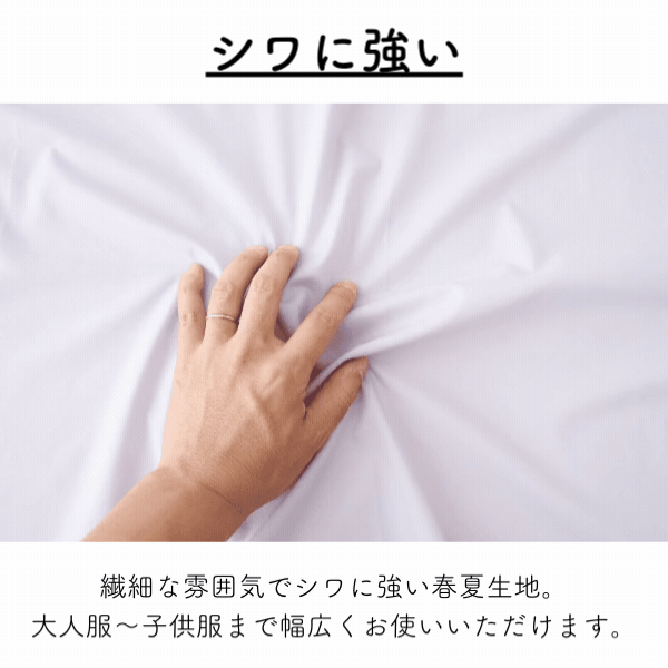 綿ポリ ハーフダンガリー 画像3