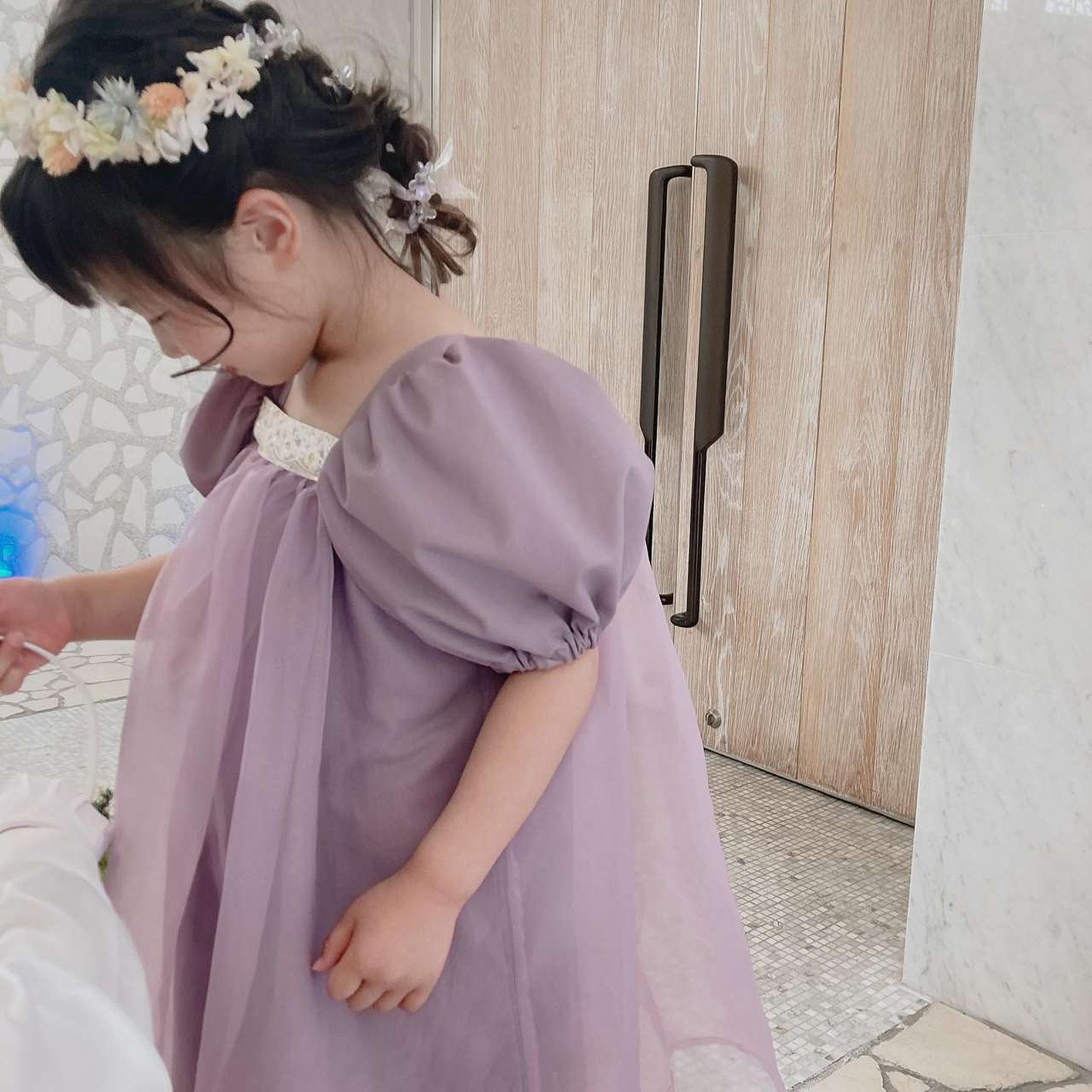 綿ポリ混紡ハーフダンガリー無地#204 オールドモーブ