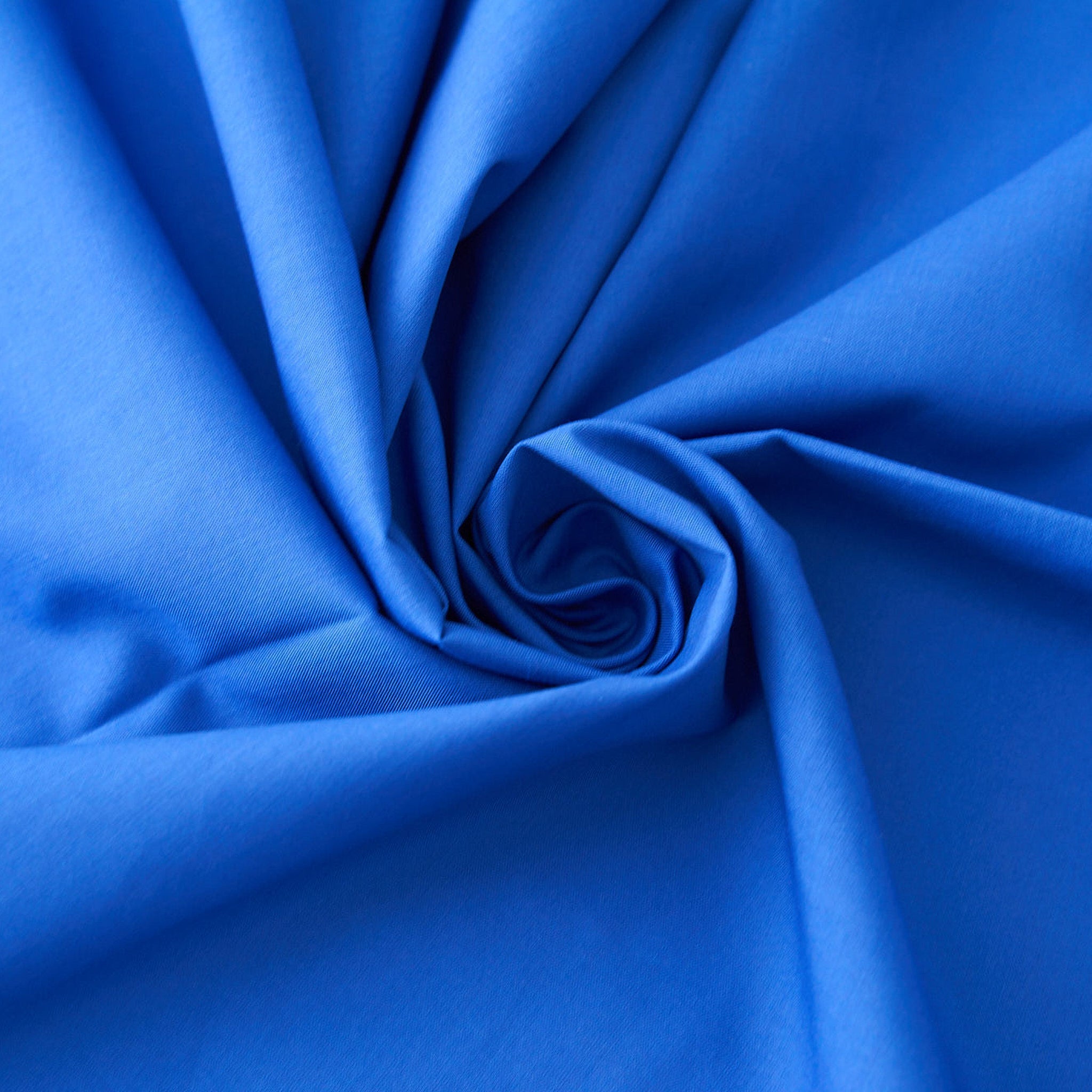 綿ポリ混紡ハーフダンガリー無地#218 アラビアンブルー