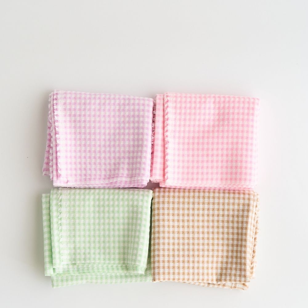 綿ポリ混紡交織ドビーギンガム