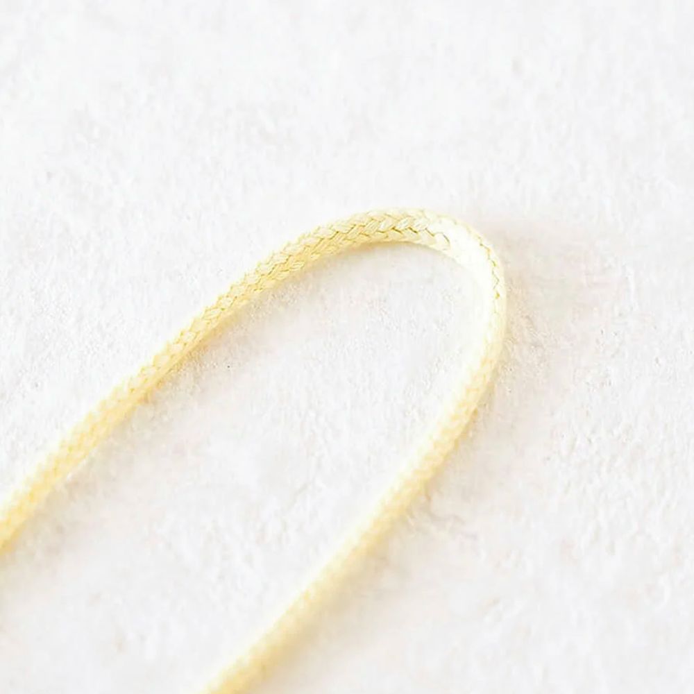 オーガニックコットン　3mm/5mm 丸紐 7color 1m単位