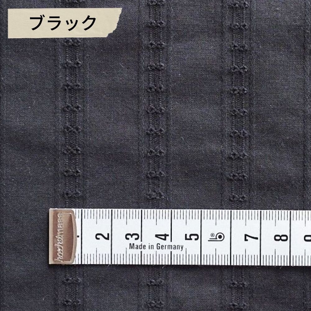 オリジナル コットンレノクロス#色_ブラック