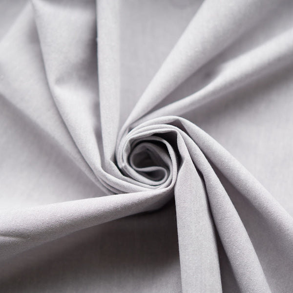 綿ポリ交織ソフトダンガリー#グレー