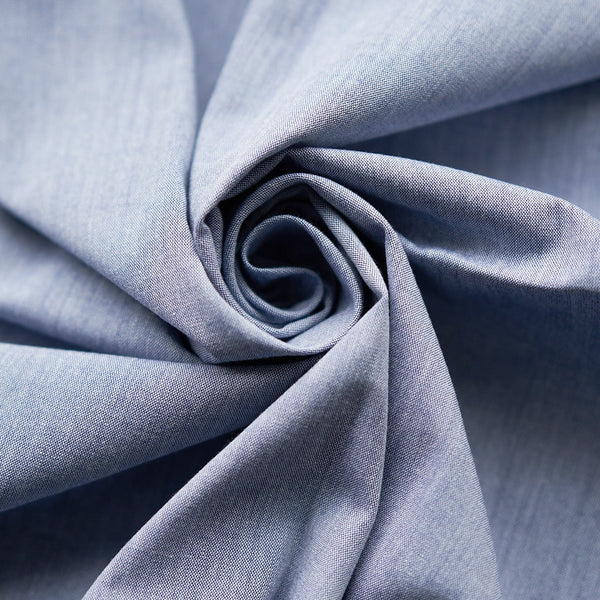 綿ポリ交織ソフトダンガリー#ネイビー