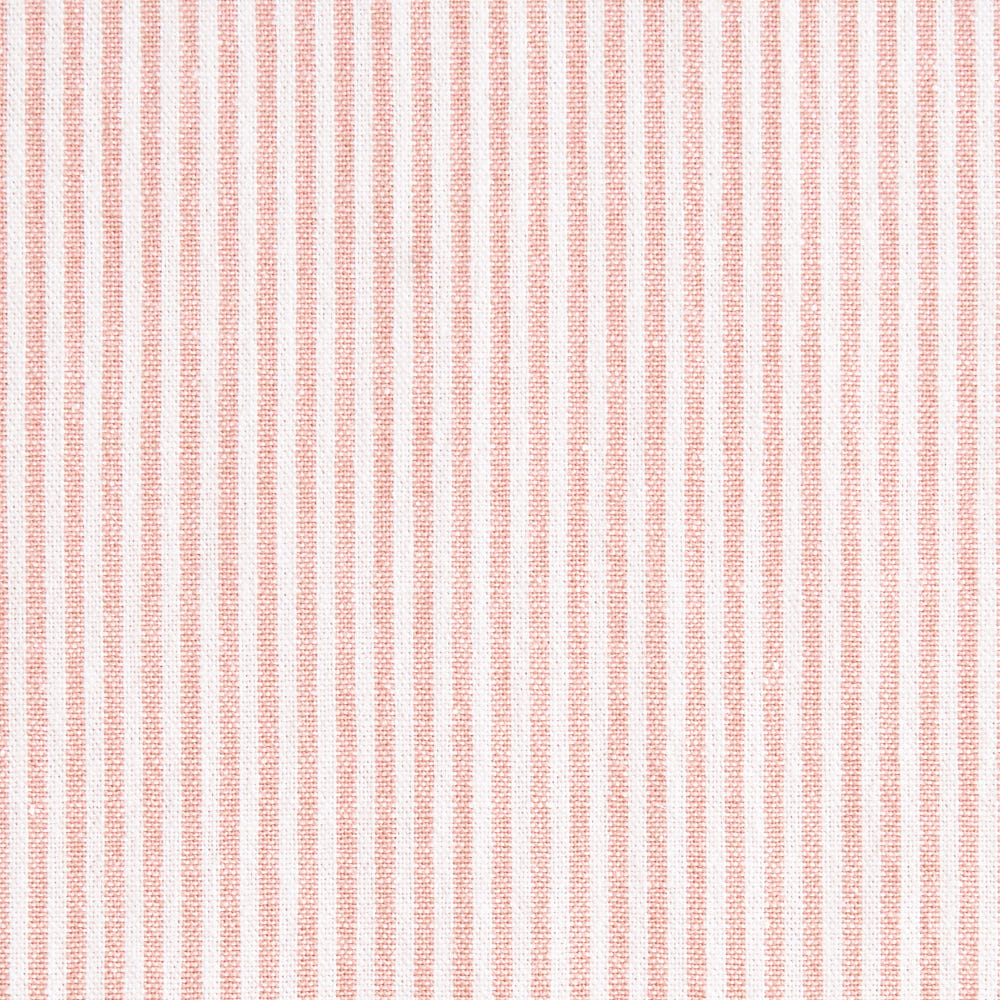 綿ポリ交織ソフトダンガリー1.5mmストライプ#Aサーモンピンク