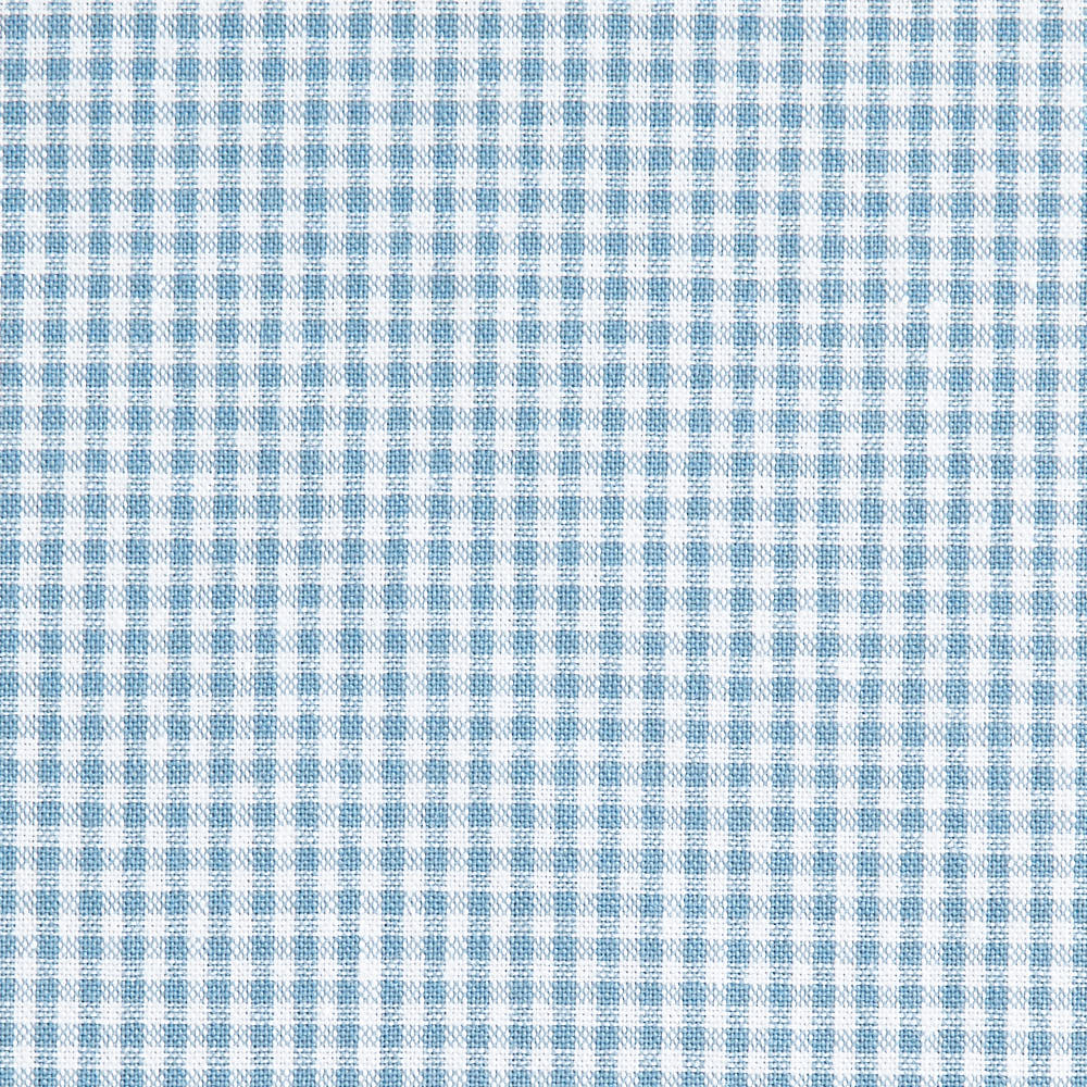 綿ポリ交織ソフトダンガリー1.5mmギンガムチェック#Bみずいろ