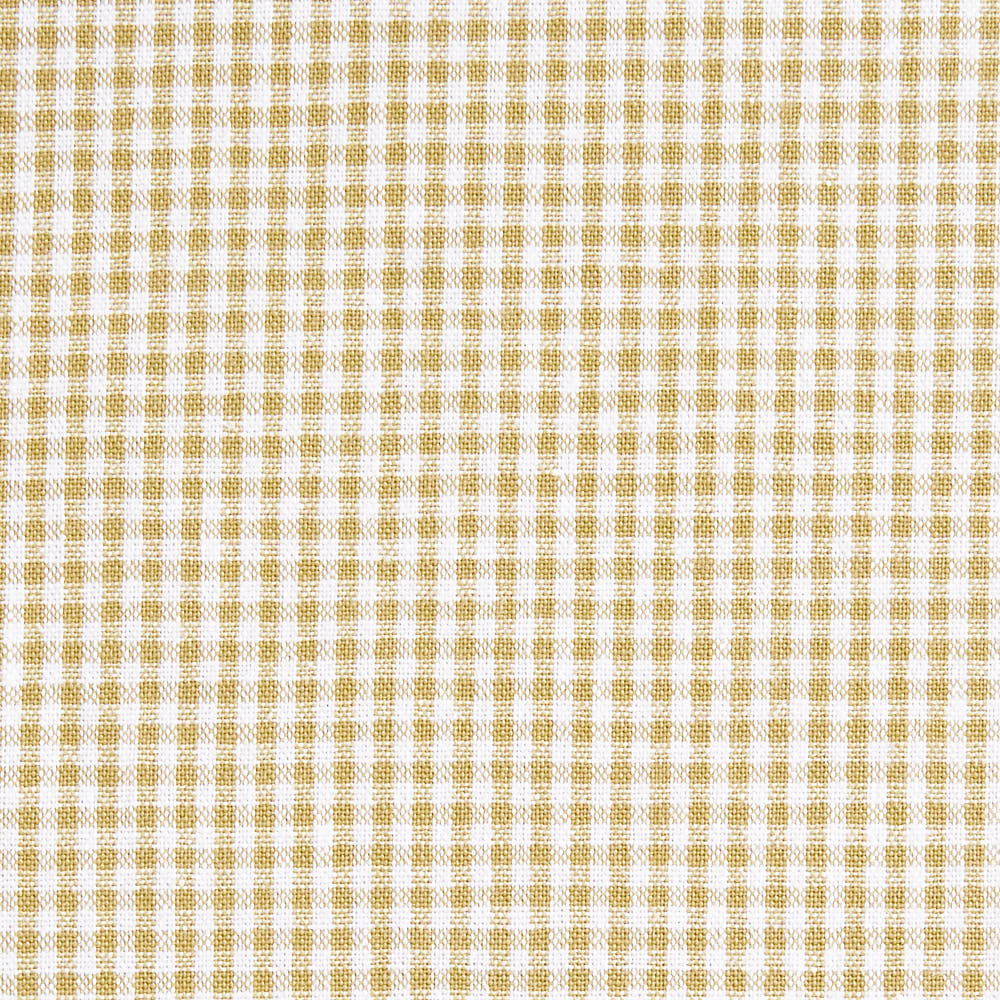 綿ポリ交織ソフトダンガリー1.5mmギンガムチェック#Cペールイエロー