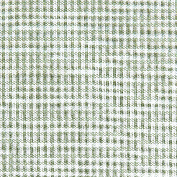 綿ポリ交織ソフトダンガリー1.5mmギンガムチェック#Dモスグリーン