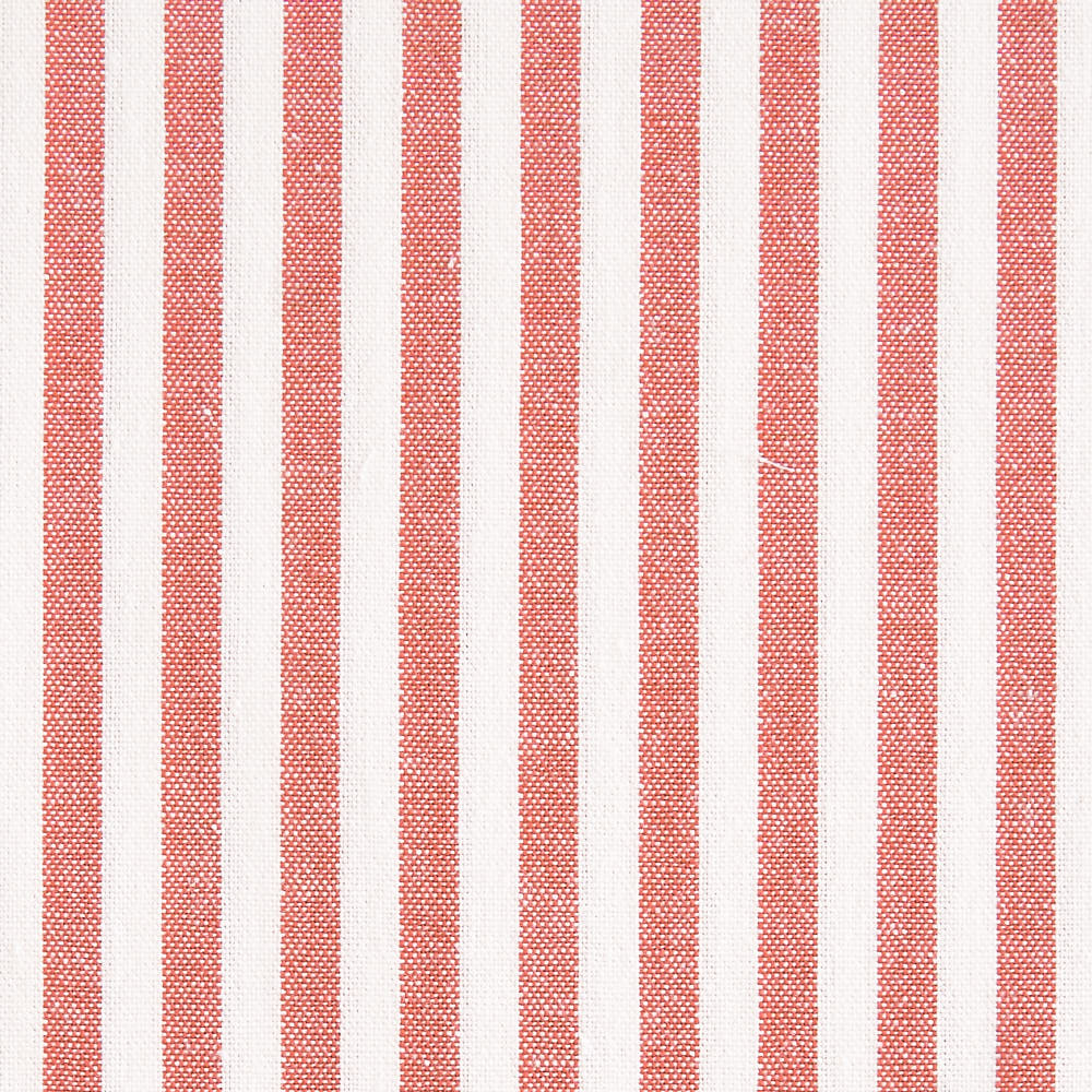 綿ポリ交織ソフトダンガリー5mmストライプ#レッド