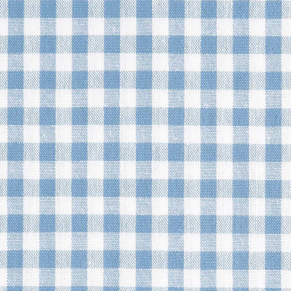 綿ポリ交織ソフトダンガリー5mmギンガムチェック#Bみずいろ