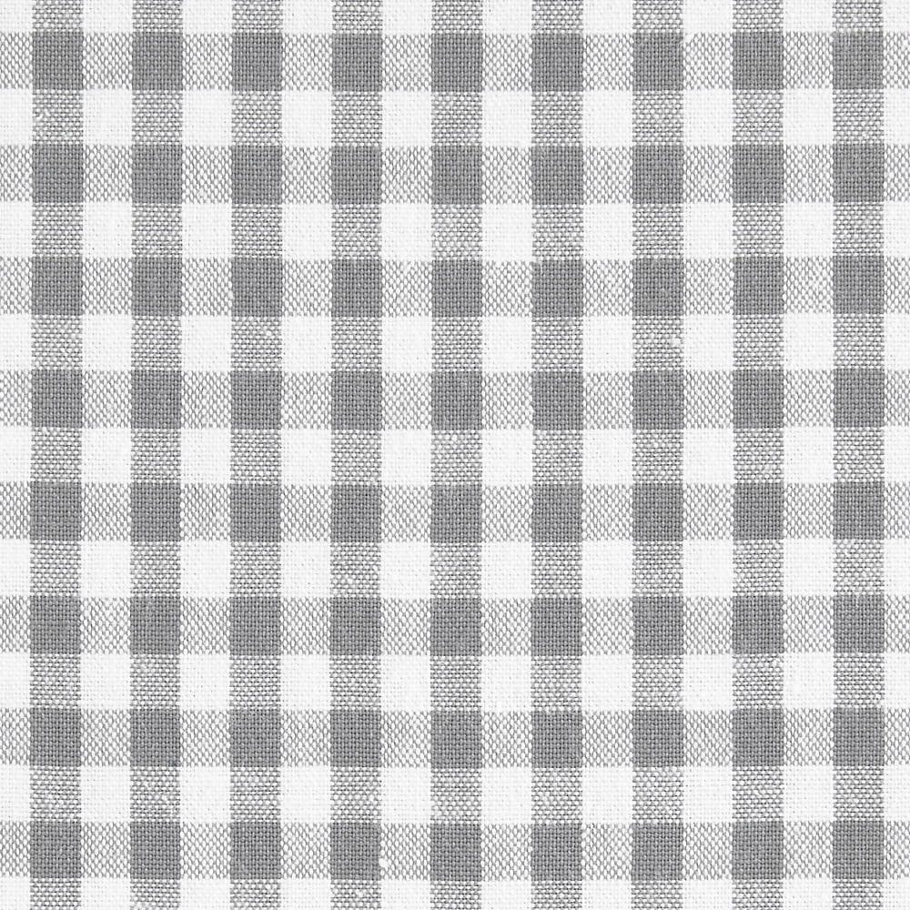 綿ポリ交織ソフトダンガリー5mmギンガムチェック#グレー