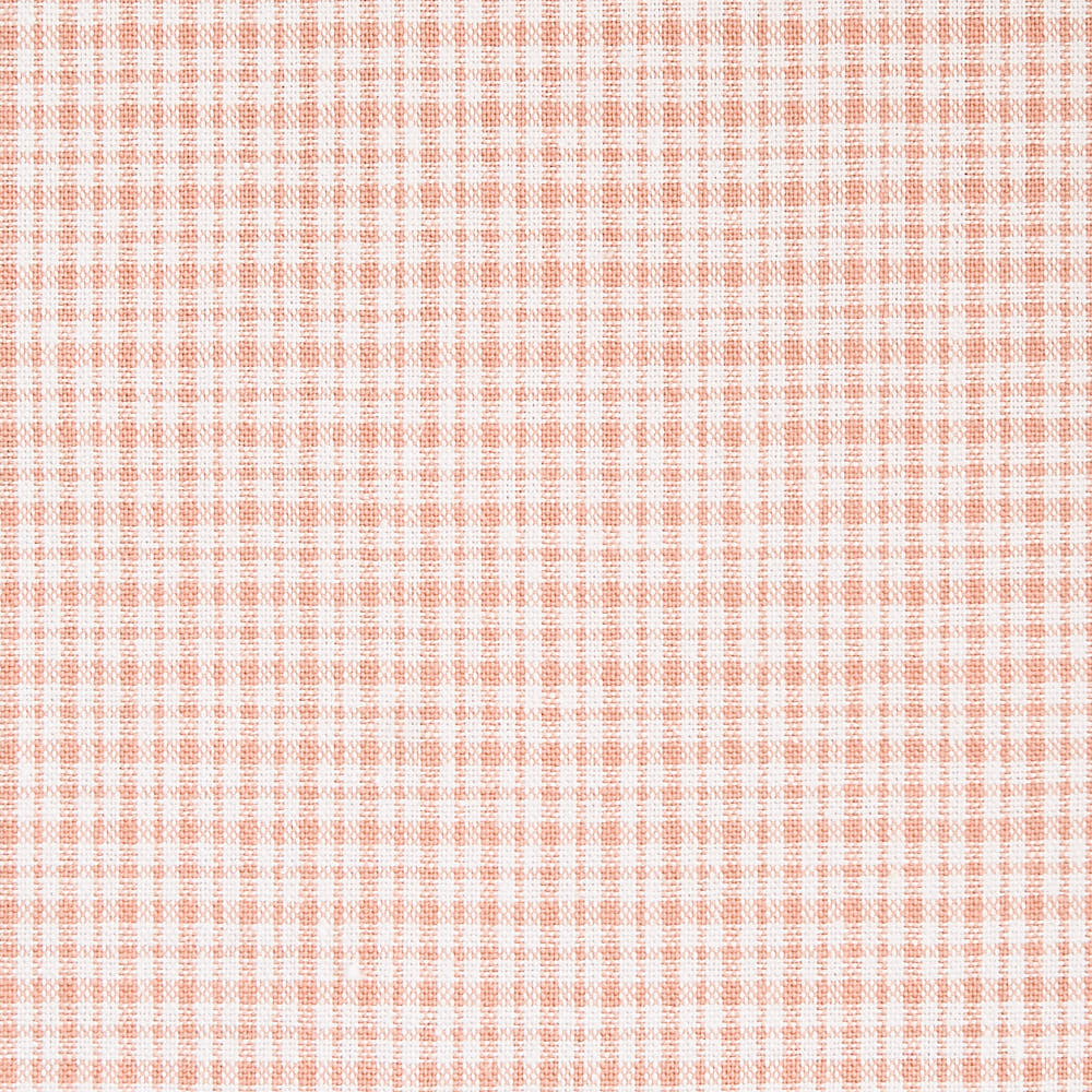 綿ポリ交織ソフトダンガリーNo.19チェック#Aサーモンピンク