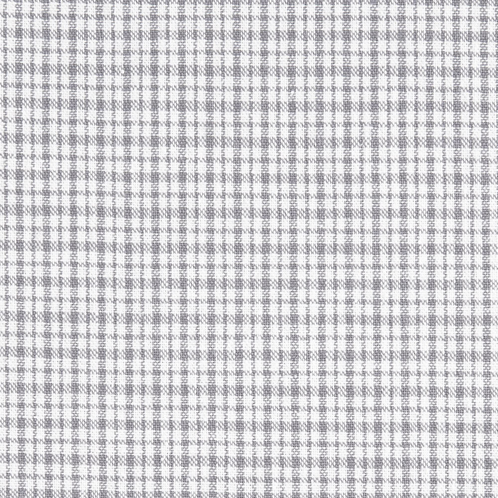 綿ポリ交織ソフトダンガリーNo.19チェック#グレー