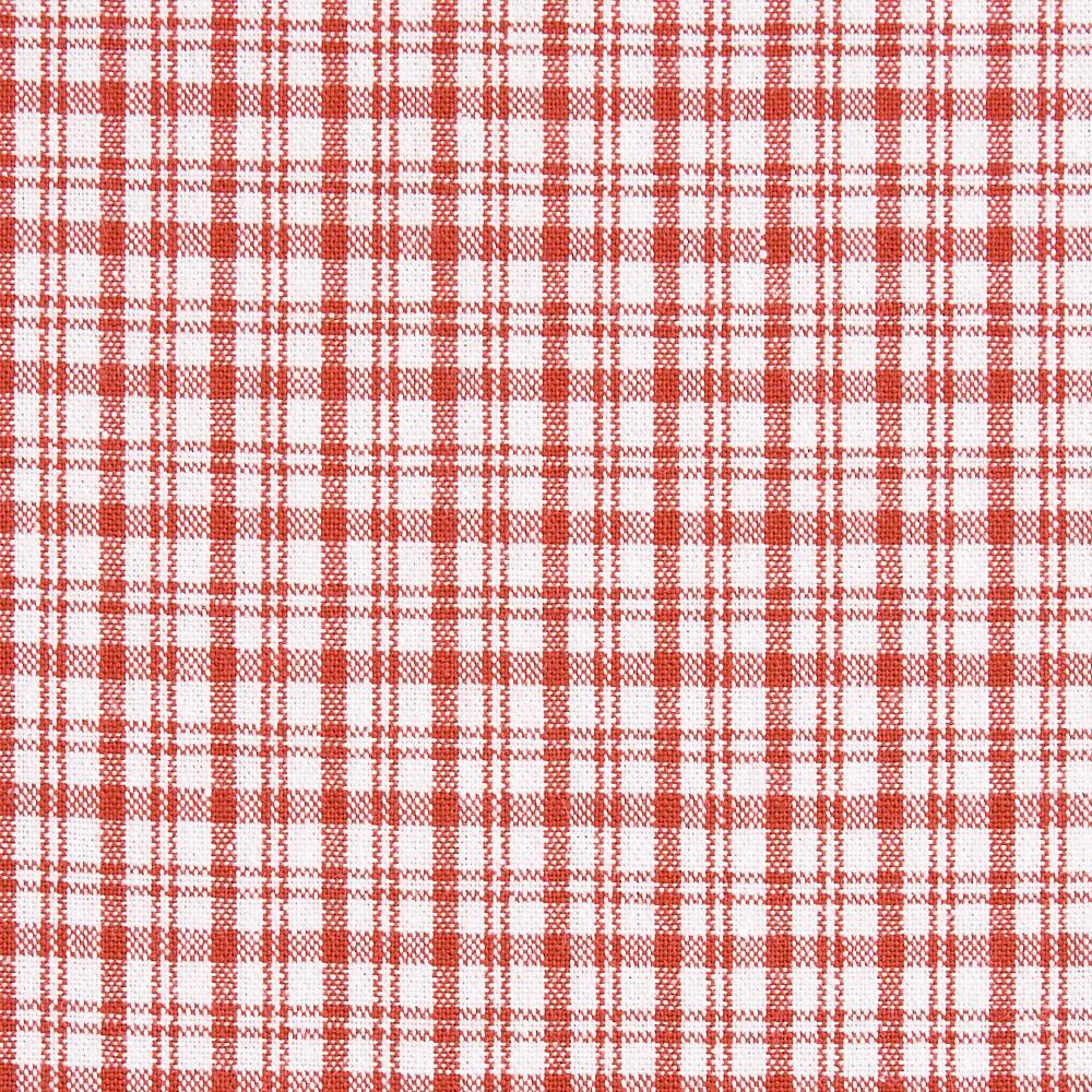 綿ポリ交織ソフトダンガリーNo.20チェック#レッド