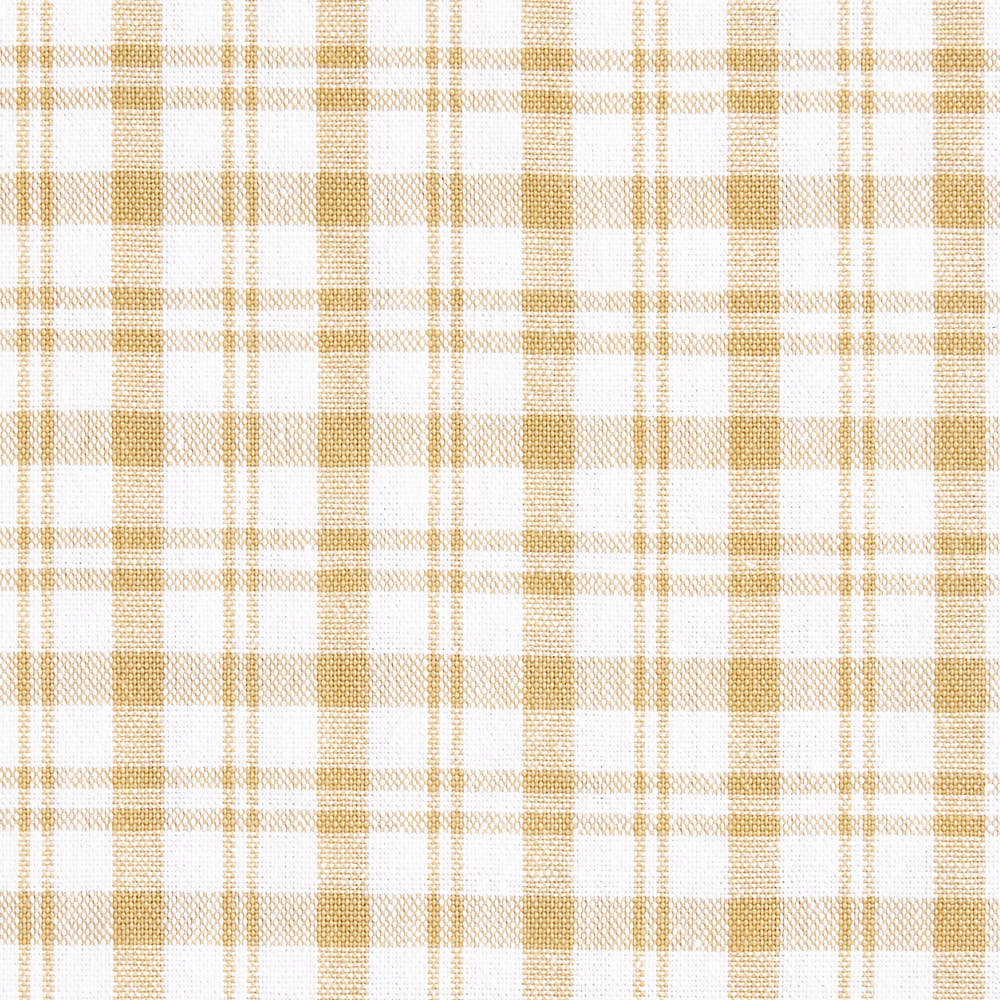 綿ポリ交織ソフトダンガリーNo.22チェック#Cペールイエロー