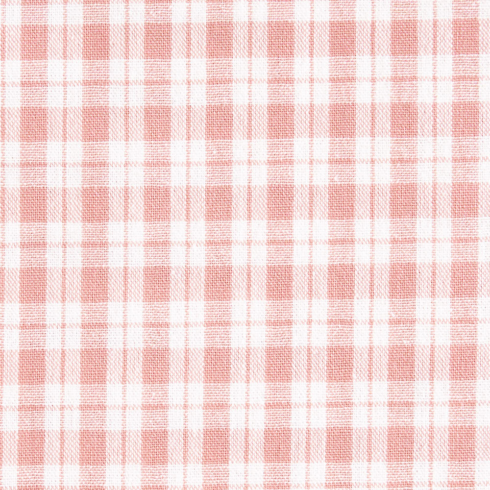 綿ポリ交織ソフトダンガリーNo.23チェック#Aサーモンピンク
