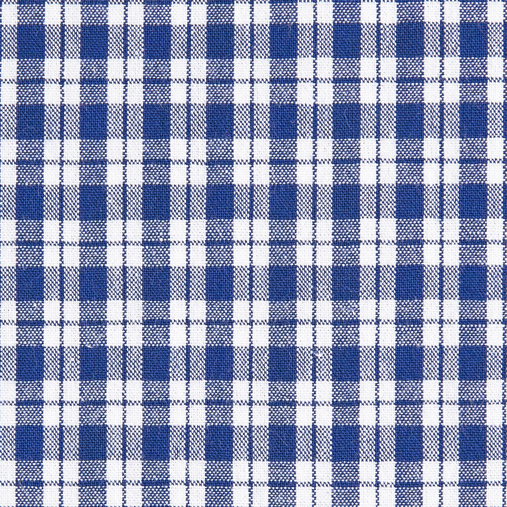 綿ポリ交織ソフトダンガリーNo.23チェック#ネイビー