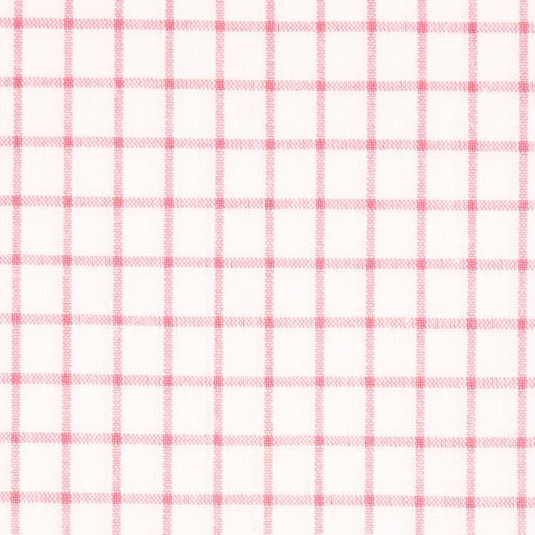 綿ポリ交織ソフトダンガリー#29ウィンドウチェック#109 ピンク